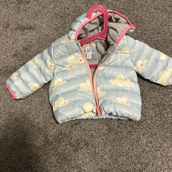 Baby winter jacket with down - Picture 2 of 2